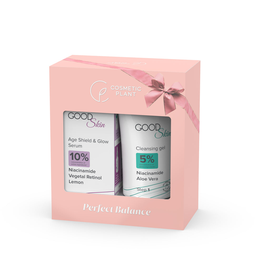 Set Perfect Balance GOOD Skin - Age Shield & Glow Serum 30 ml + Cleansing gel 150 ml