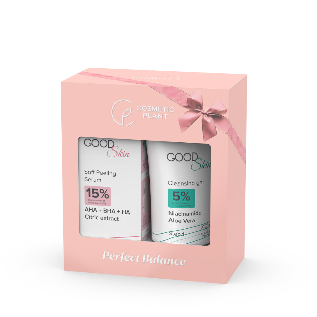 Set Perfect Balance GOOD Skin - Soft Peeling Serum 30 ml + Cleansing gel 150 ml
