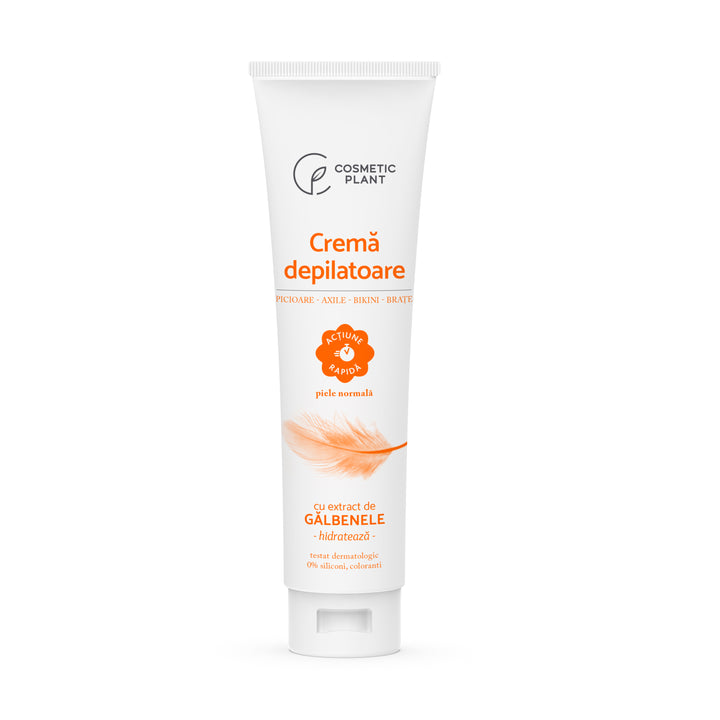 Cremă depilatoare cu extract de gălbenele