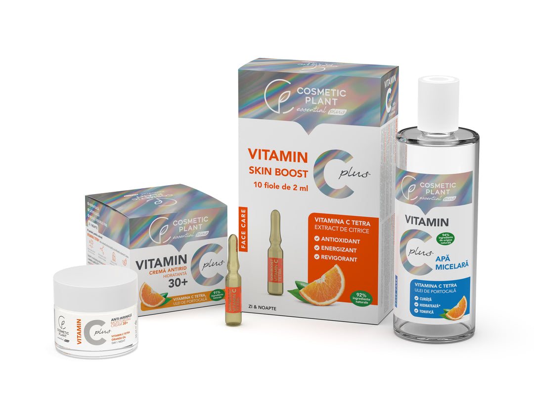 Set complet de îngrijire 30+ Vitamin C Plus cu Vitamina C Tetra