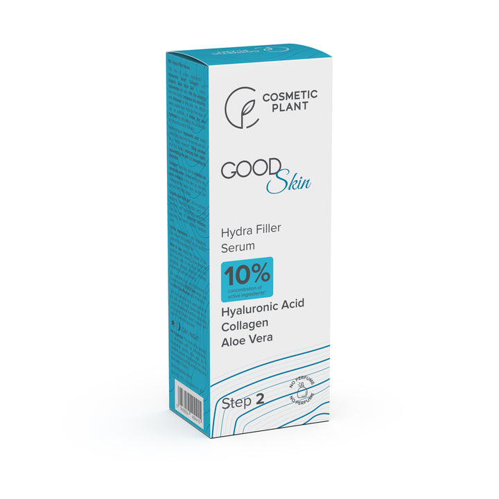 GOOD Skin - Hydra Filler Serum cu Acid hialuronic, Colagen și Aloe Vera