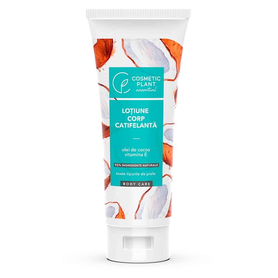 Loţiune corp catifelanta cu ulei de cocos & vitamina E