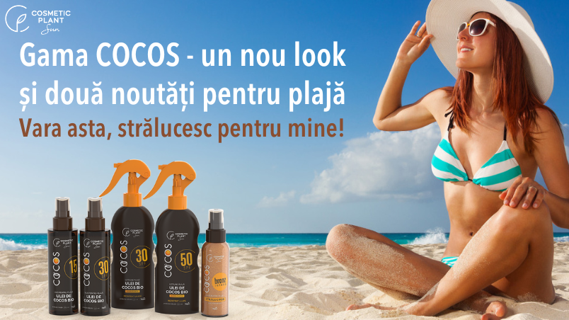 Gama COCOS - un nou look și două noutăți pentru plajă