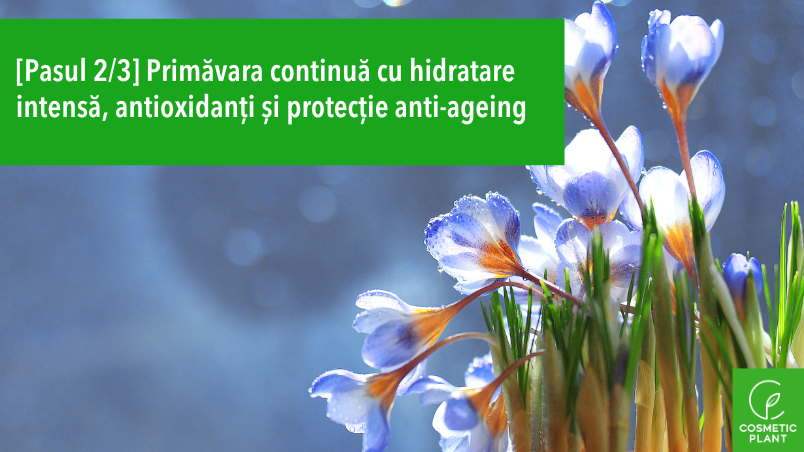 Primăvara continuă cu hidratare intensă, antioxidanți și protecție anti-ageing [Pas 2/3]