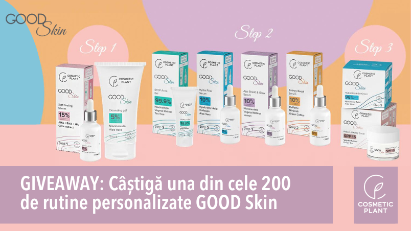 [GIVEAWAY] 200 de rutine de îngrijire cu GOOD Skin