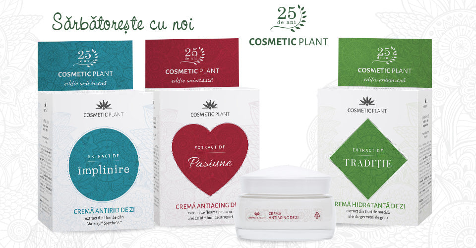Cosmetic Plant lansează trei produse aniversare ce au la bază extracte de flori