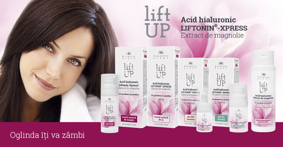 Cosmetic Plant lansează LiftUp, o nouă gamă cu 5 produse ce au la bază un cocktail special de lifting