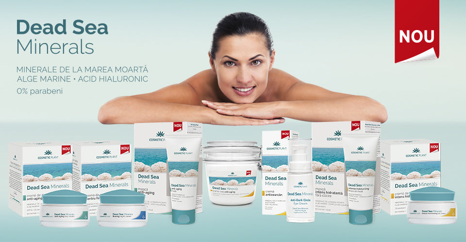 Dead Sea Minerals, noua gamă Cosmetic Plant ce are la bază minerale din sarea de la Marea Moartă