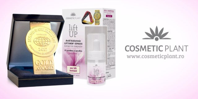 Serul Lift Instant – LiftUp castiga premiul Gold Award la World Quality Selections, Bruxelles