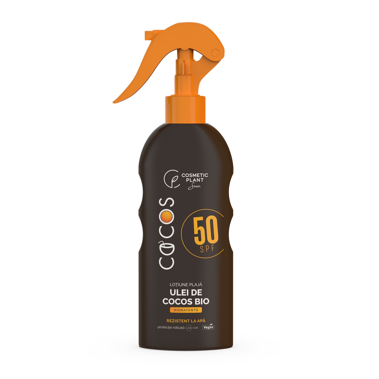 Emulsie plajă COCOS SPF 50 cu ulei de cocos bio