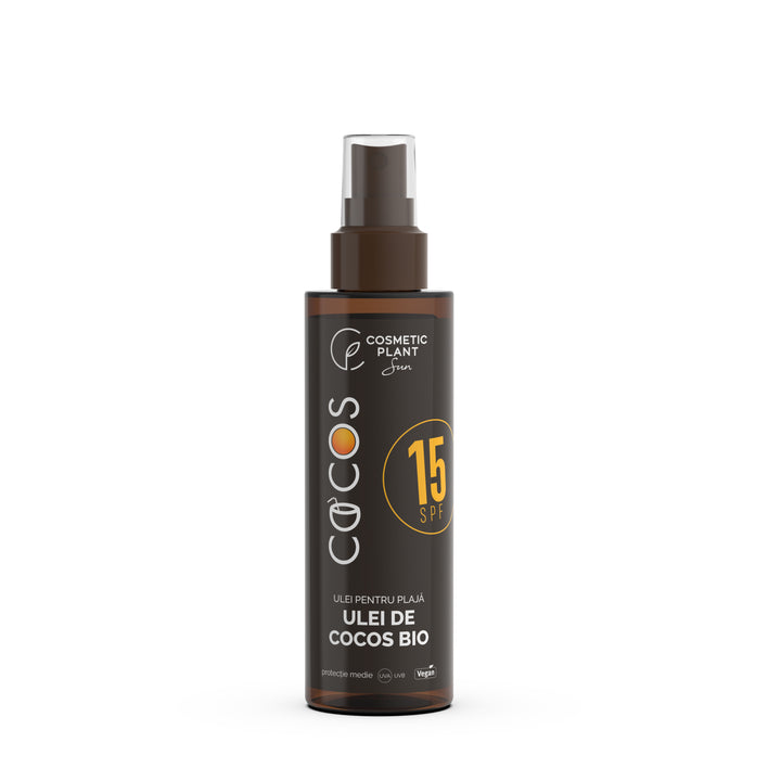 Ulei plajă COCOS SPF 15 cu ulei de cocos bio