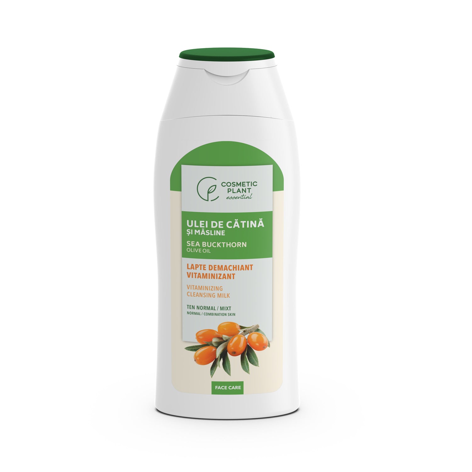 Lapte demachiant vitaminizant cu ulei de cătină şi măsline 200 ml