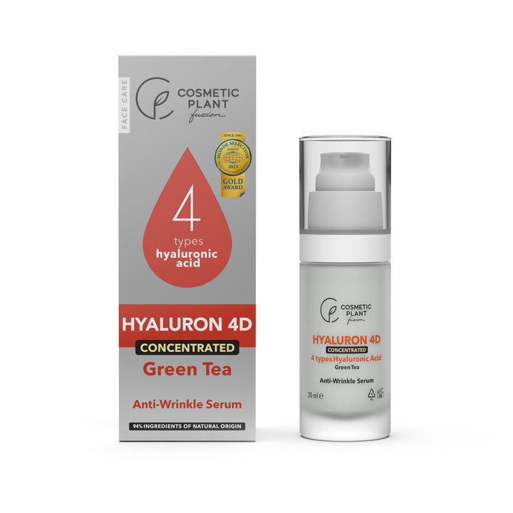 HYALURON 4D - Ser antirid concentrat cu acid hialuronic 4D & extract de ceai verde