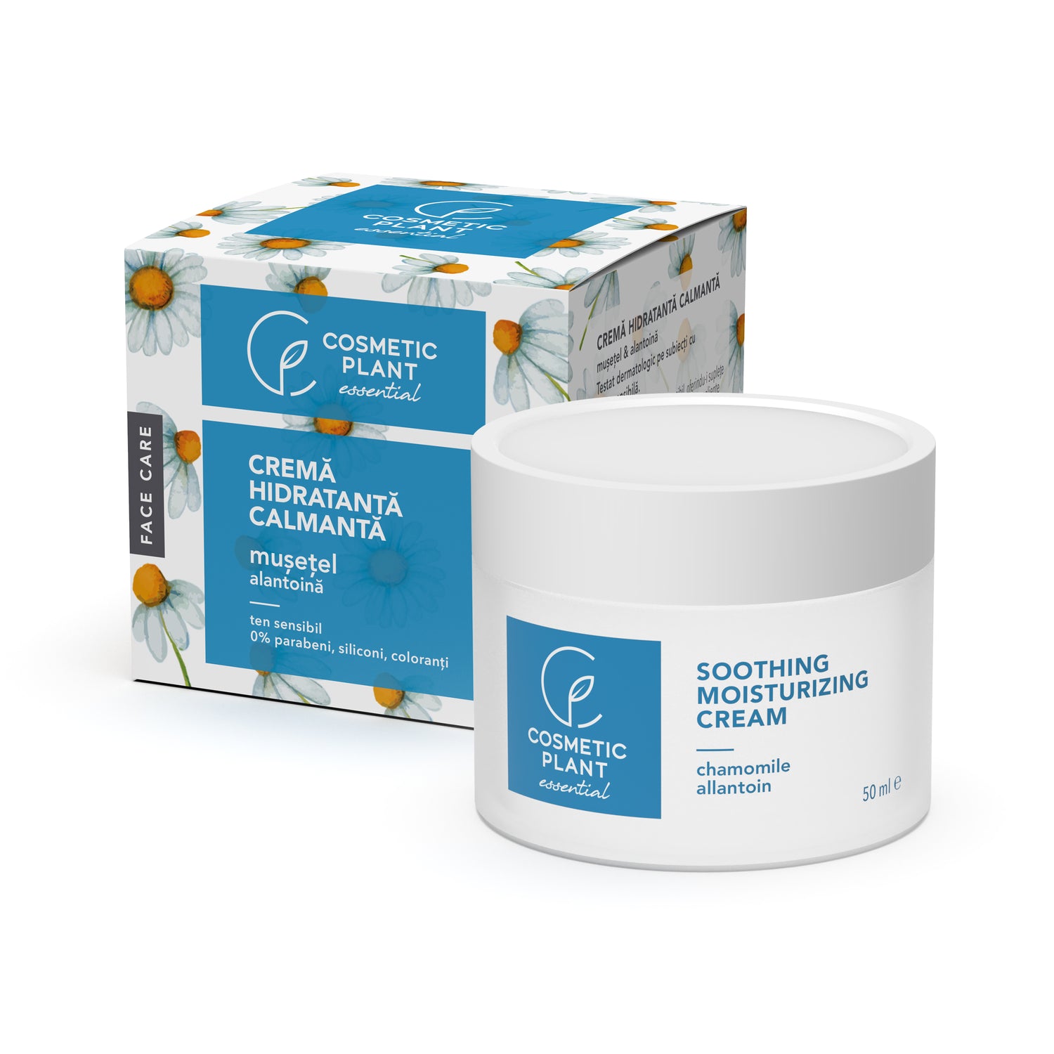 Cremă hidratantă calmantă extract de mușețel & alantoină