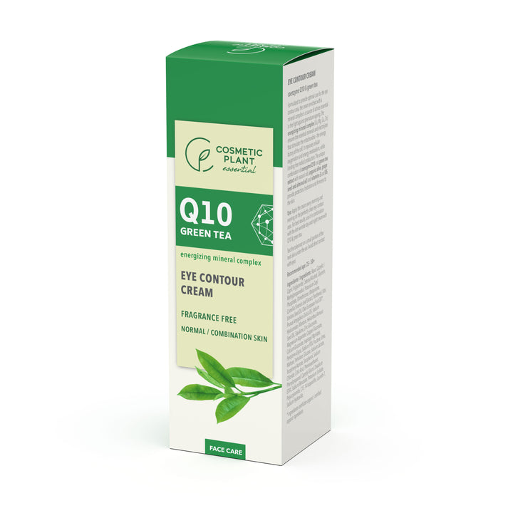Cremă contur ochi Q10 + ceai verde și complex mineral energizant