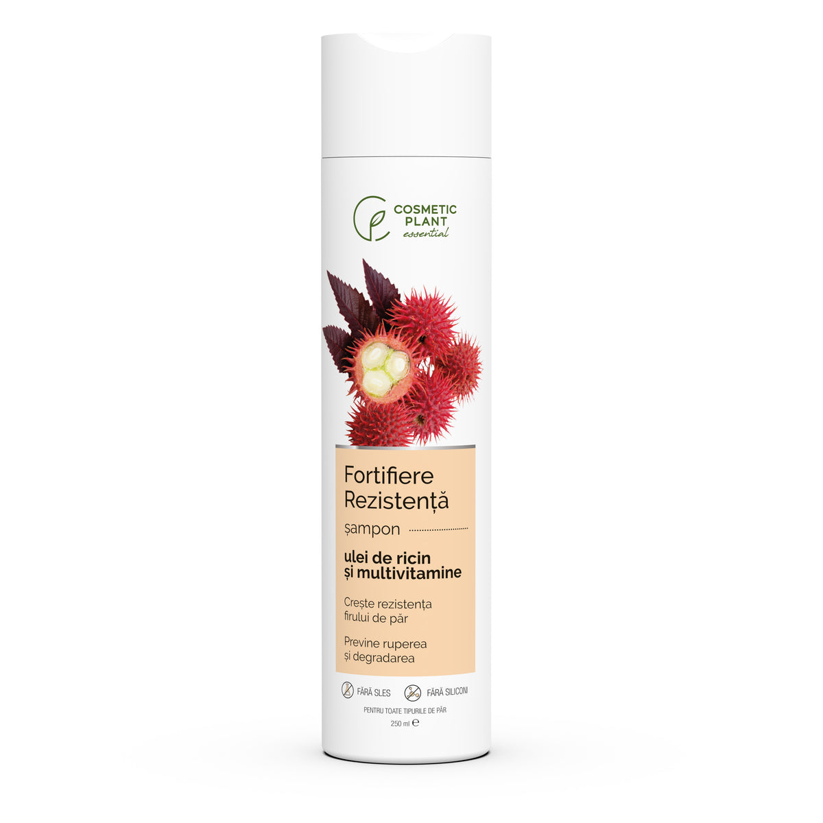 Șampon cu Ulei de ricin și Multivitamine - Fortifiere & Rezistență