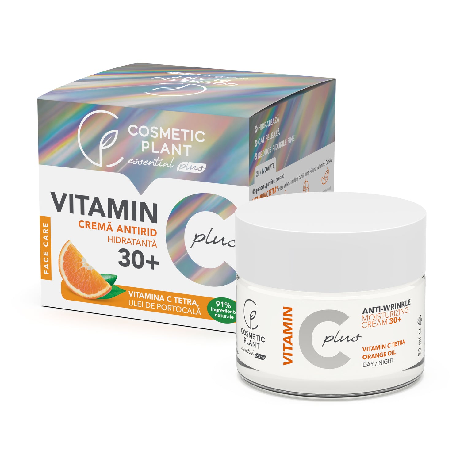 Cremă antirid hidratantă 30+ Vitamin C Plus cu Vitamina C Tetra