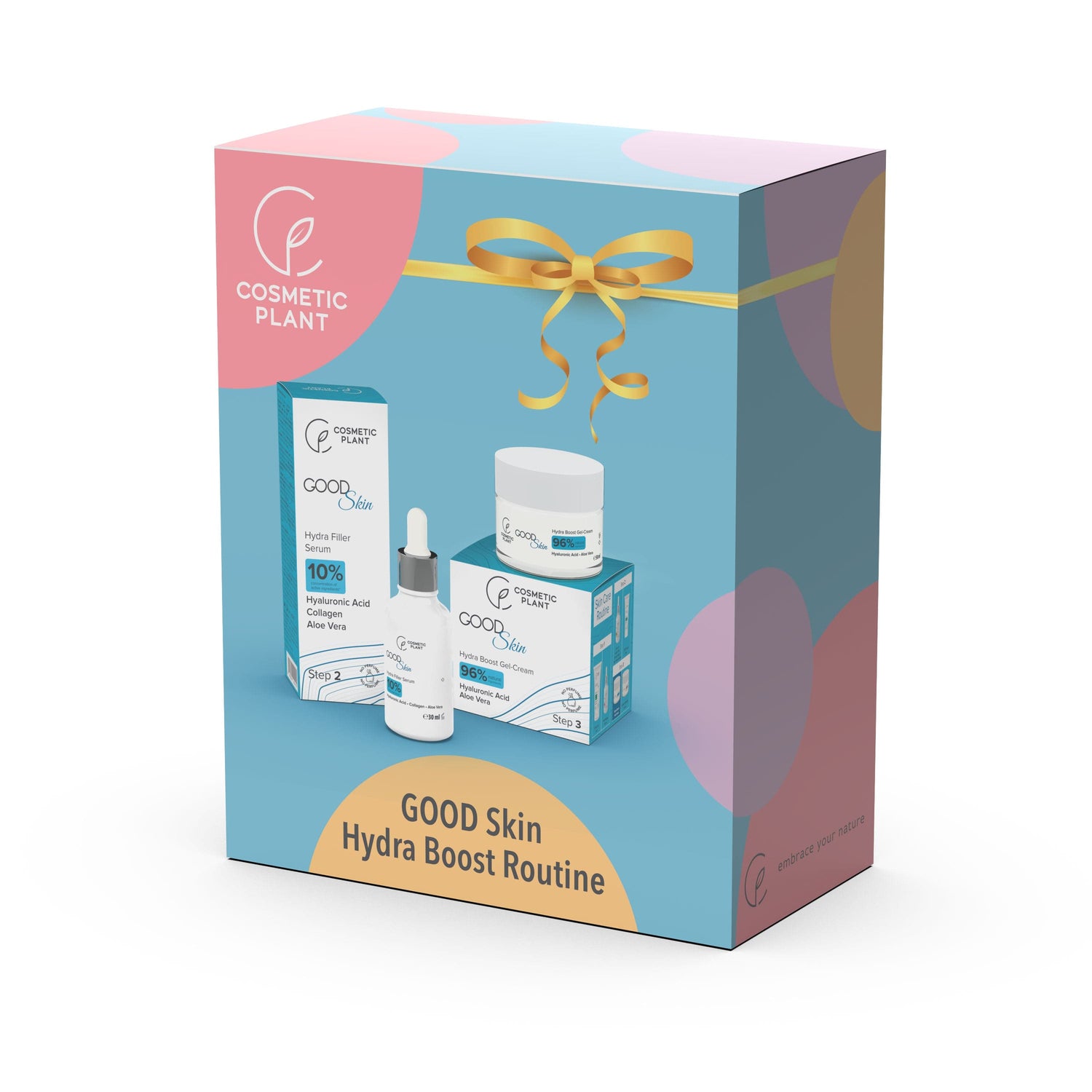 Set cadou GOOD Skin Hydra Boost  - Hydra Boost Gel-Cream – 50 ml + Hydra Filler Serum – 30 ml