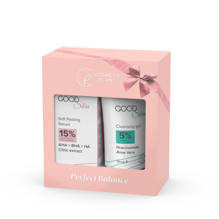 Set Perfect Balance GOOD Skin - Soft Peeling Serum 30 ml + Cleansing gel 150 ml