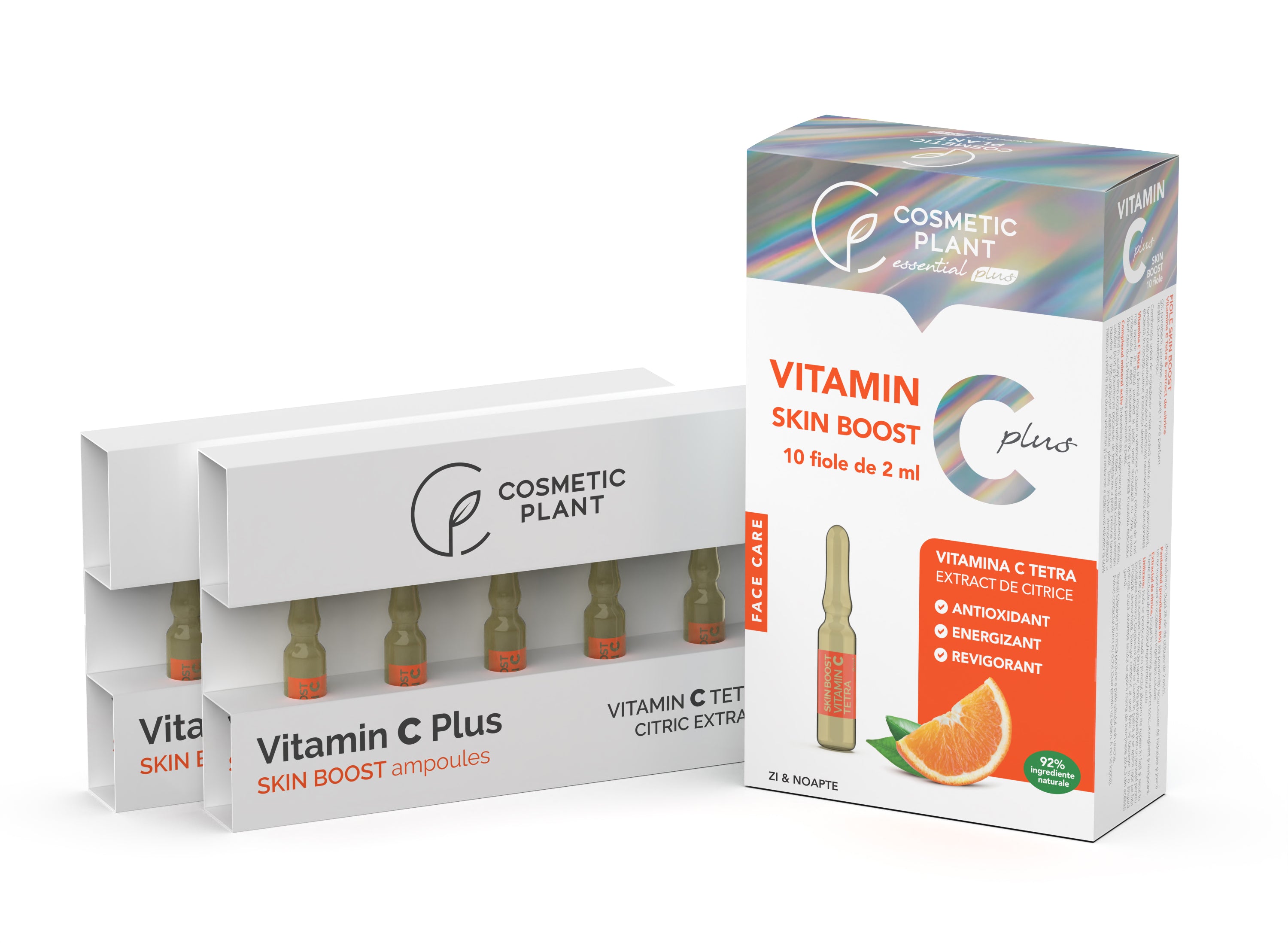 Fiole cu Vitamina C Tetra pentru ten – COSMETIC PLANT