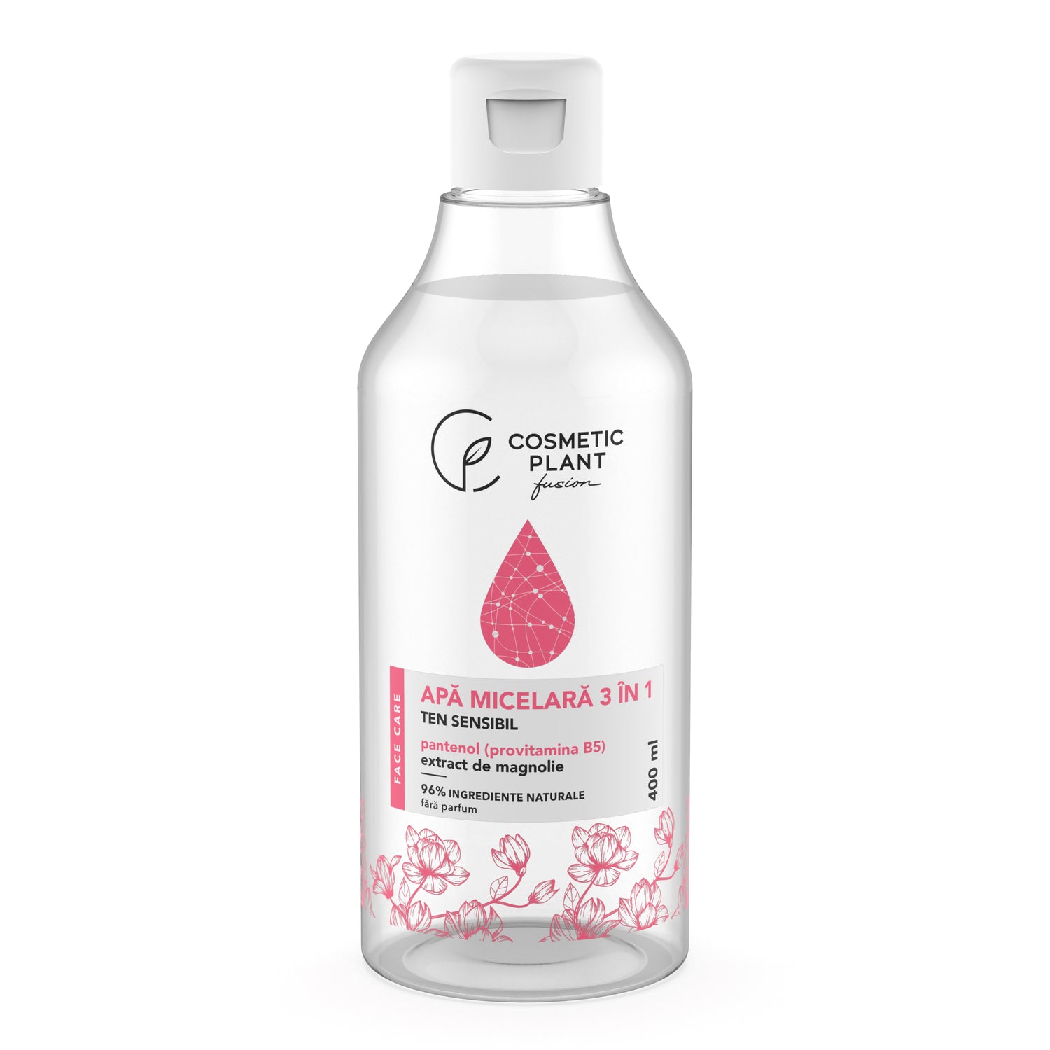 Apă micelară 3 în 1 cu pantenol & extract de magnolie