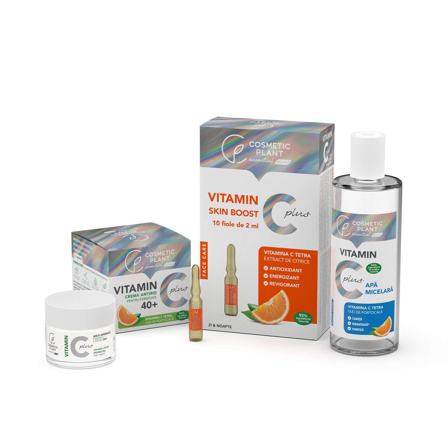 Set complet de îngrijire 40+ Vitamin C Plus cu Vitamina C Tetra