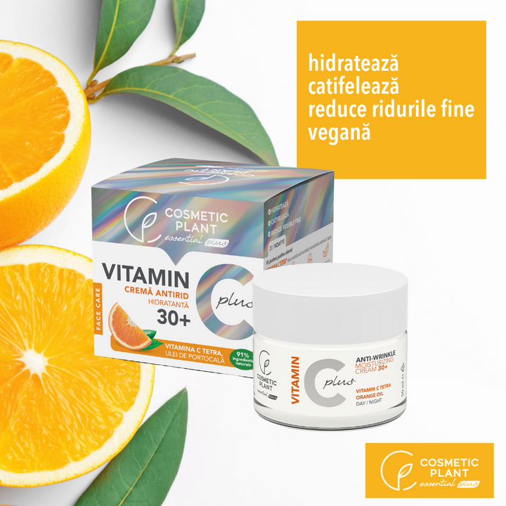 Cremă antirid hidratantă 30+ Vitamin C Plus cu Vitamina C Tetra