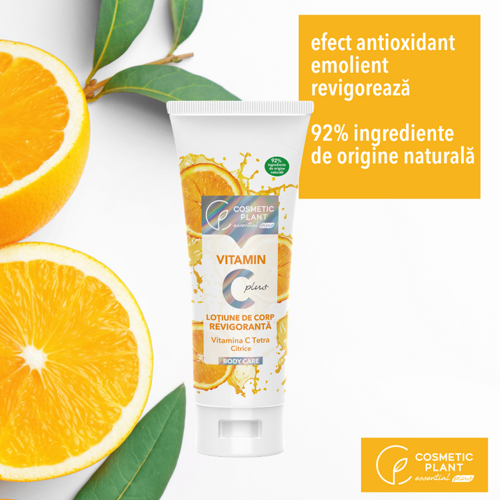 Loțiune de corp revigorantă Vitamin C Plus cu Vitamina C Tetra