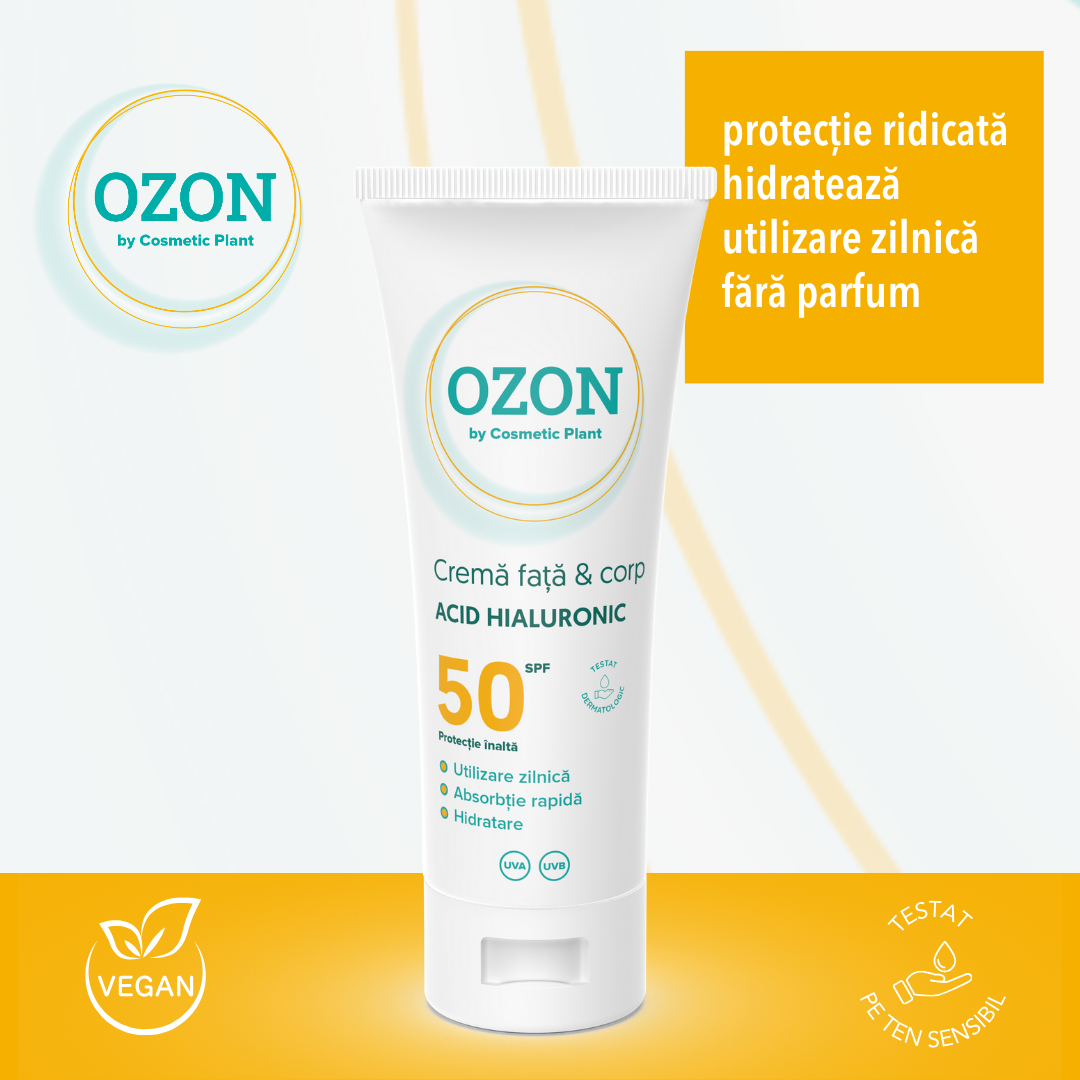 OZON - Cremă față & corp Acid hialuronic SPF 50