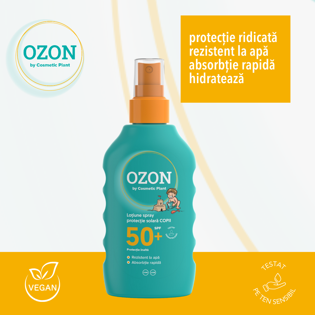 OZON - Loțiune spray protecție solară COPII SPF 50+