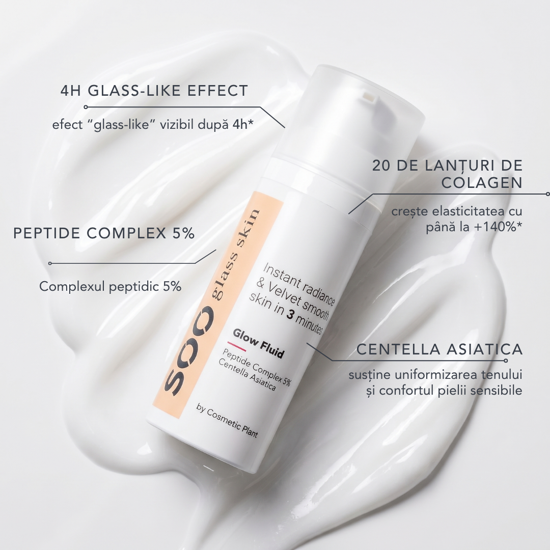 Produs SOO Glass Skin by Cosmetic Plant postare pentru Instagram