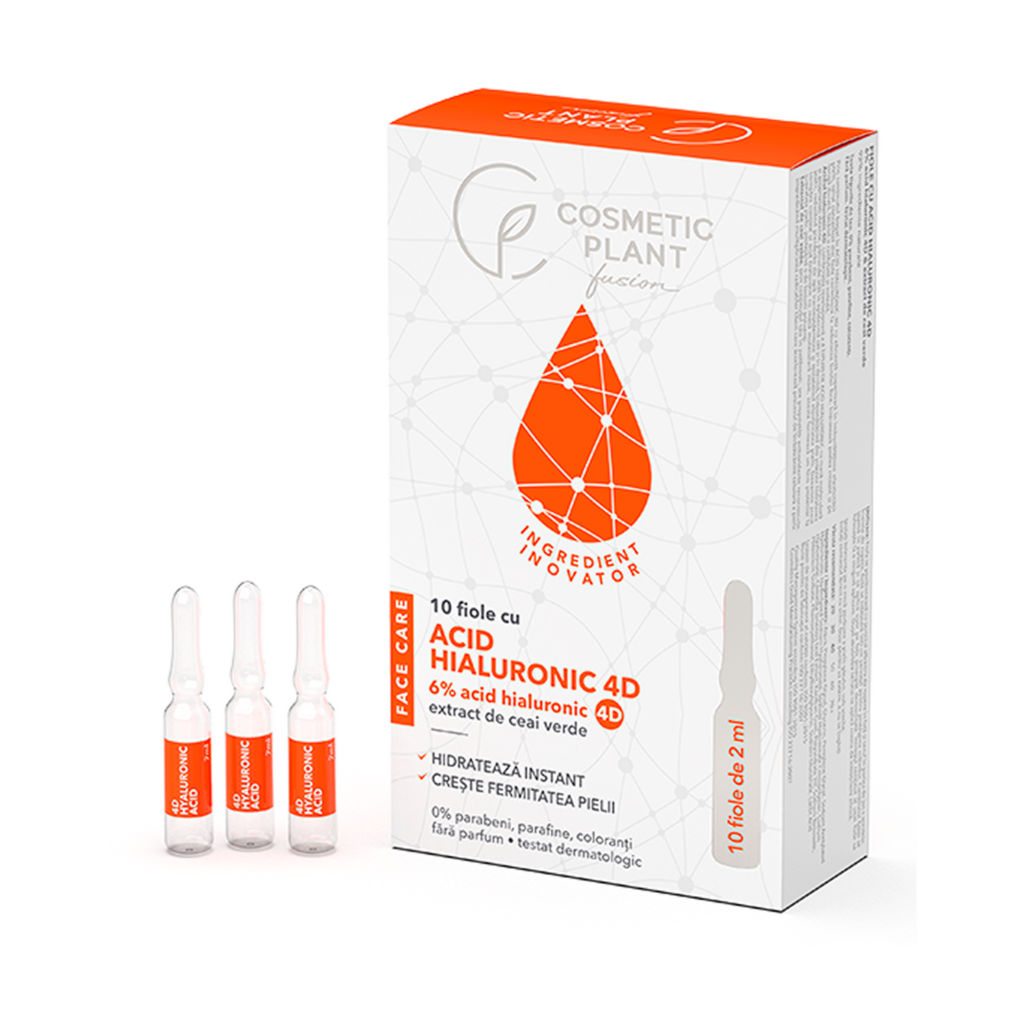 Fiole cu 6% acid hialuronic 4D