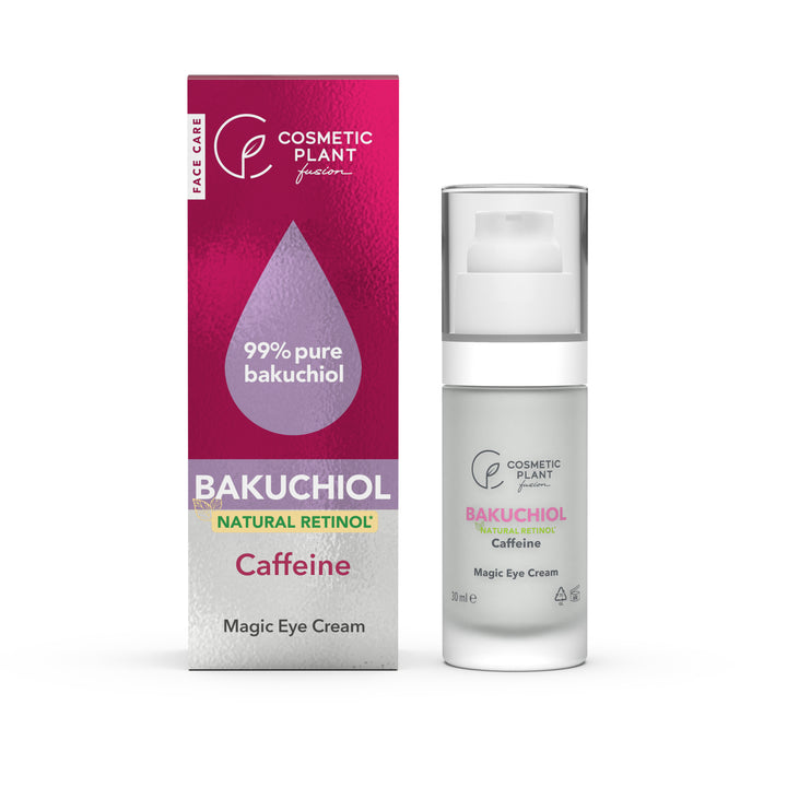 BAKUCHIOL – Magic Eye Cream cu Bakuchiol 99% puritate (Natural Retinol*) și Cafeină