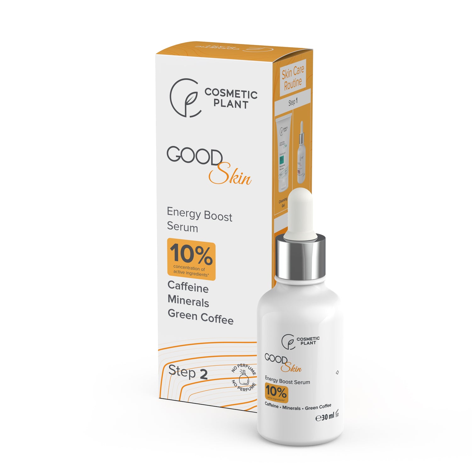 GOOD Skin – Energy Boost Serum cu Cafeină, Minerale și Cafea verde