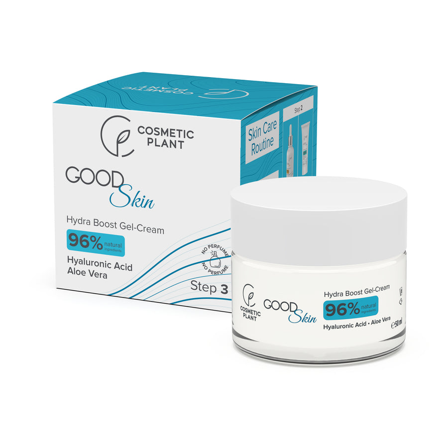 GOOD Skin – Hydra Boost Gel-Cream cu Acid Hialuronic, Minerale și Aloe Vera