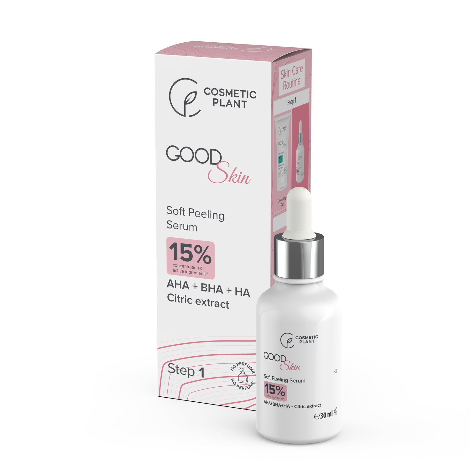 GOOD Skin - Soft Peeling Serum cu AHA+BHA+HA și Extract de citrice