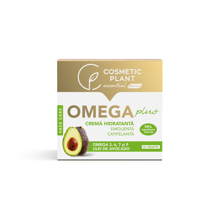 Cremă hidratantă emolientă și catifelantă OMEGA Plus cu Omega 3, 6, 7, 9 & ulei de avocado