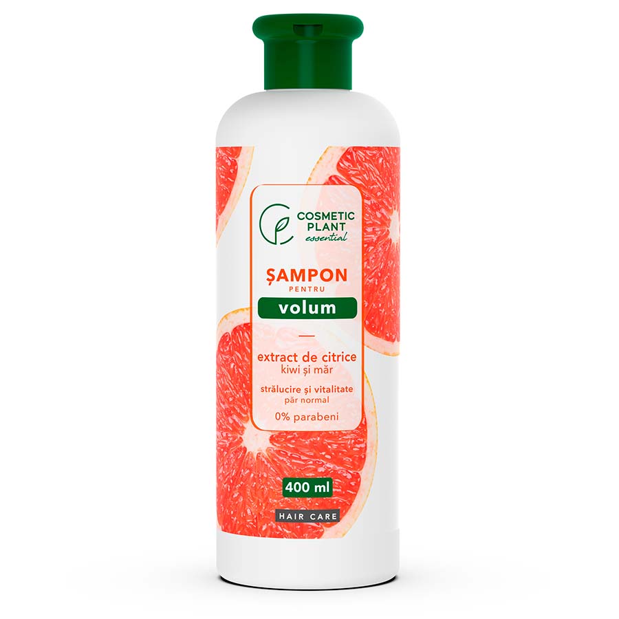 Șampon pentru volum cu extract de citrice, kiwi și măr - 400 ml