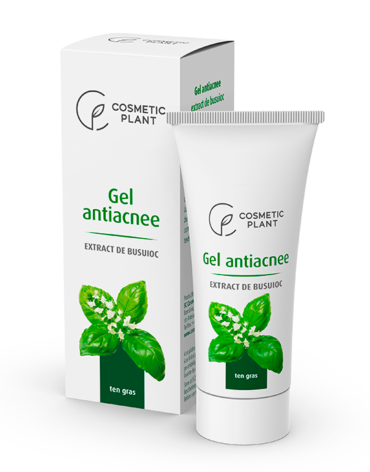 Gel antiacnee cu extract de busuioc