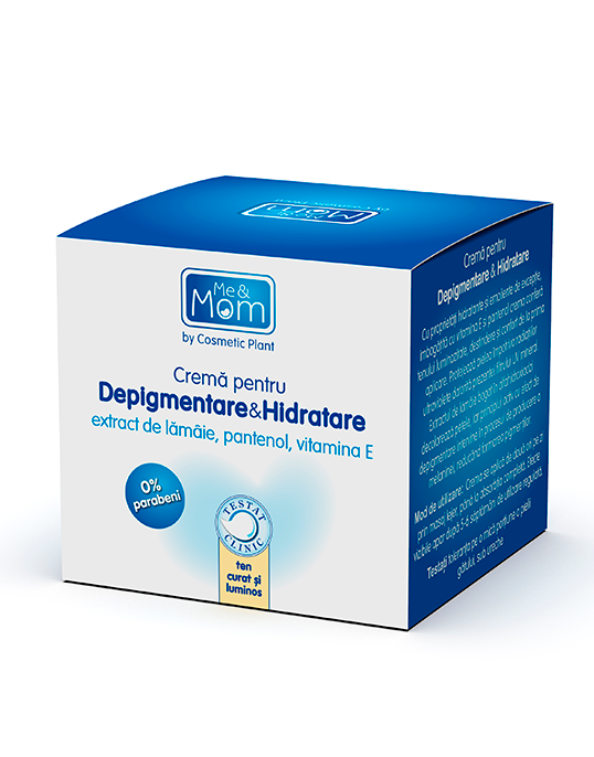 Cremă pentru depigmentare-hidratare Me&Mom