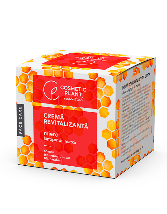 Cremă revitalizantă de noapte cu miere și lăptișor de matcă